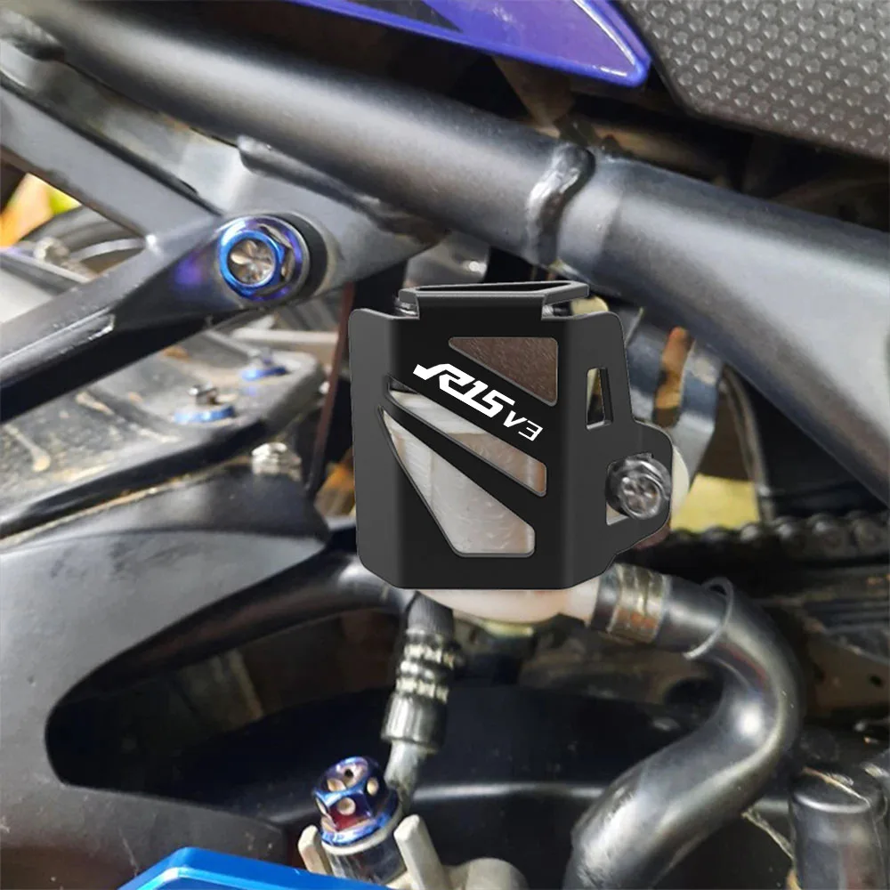 

FOR YAMAHA YZFR15 R15 V3 R15V3 2017 2018-2020 2021 Motorcycle Rear Brake Fluid Reservoir Guard Cover Protector Oil Tank Protect