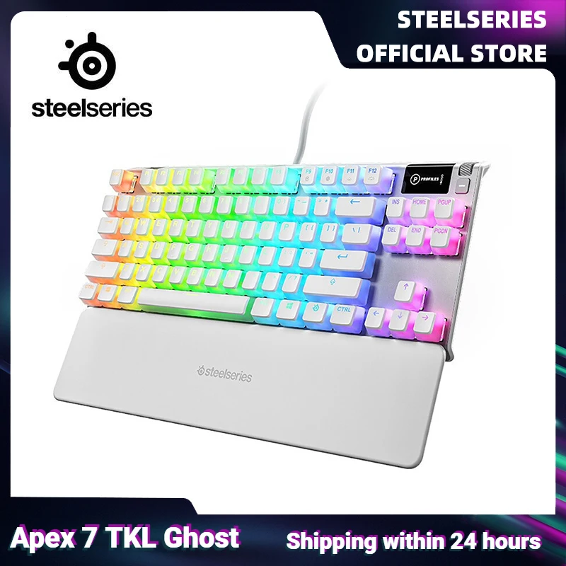 Steelseries Apex 3 Rgb Gaming Keyboard Apex 3 Tkl 10 Zone Rgb Illumination  Ip32 Water Resistant Premium Magnetic Wrist Rest - Keyboards - AliExpress