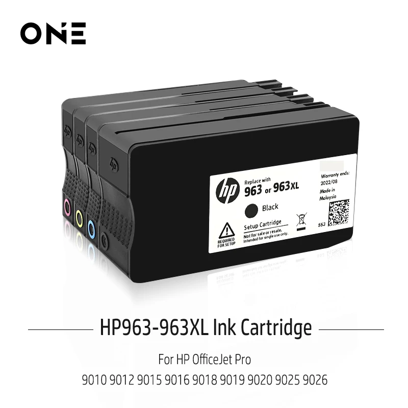 Nuova Cartuccia Di Inchiostro Originale 963 963Xl Per Hp Officejet 9010 9012 9015 9016 9018 9019 9020 9025 9026 Stampante Cartuccia Di Inchiostro Hp 9