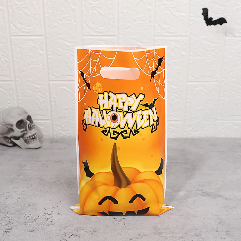 25/50 stücke Halloween Geschenk Taschen Happy Halloween Party Süßigkeiten Cookie Taschen Dekor Kürbis Geist Verpackung Taschen Kinder Süßes oder Saures ﻿ – Detail 9
