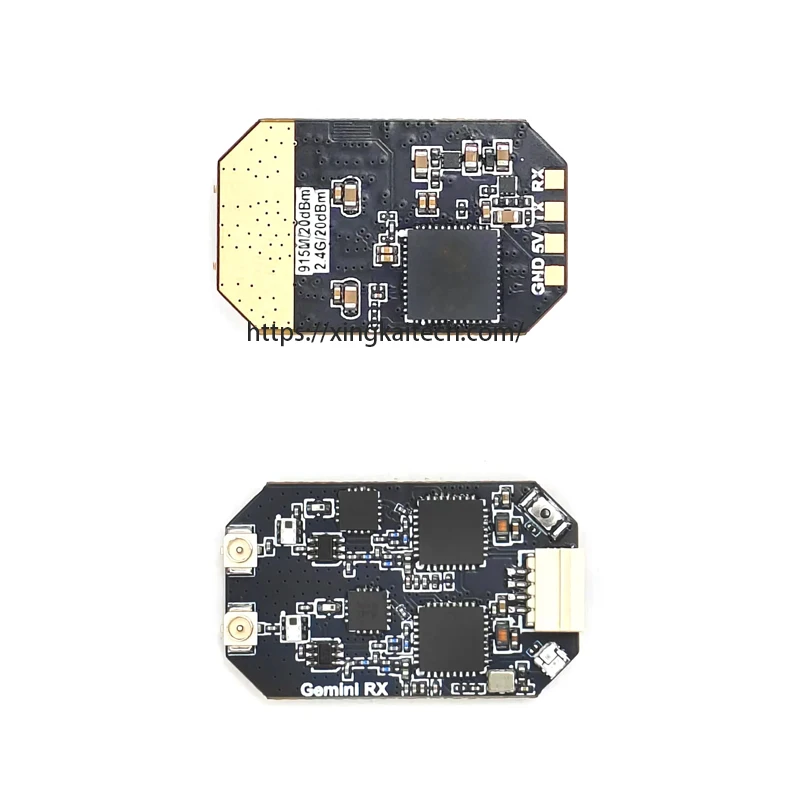 ELRS Récepteur Double Bande 2.4GHz/915MHz Gemini VRX ExpressLRS CRSF pour Drone FPV