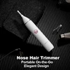 SOOCAS Electric Nose and Ear Trimmer for Man Nose Ear Hair Eyebrow Shaver Waterproof Painless Nose Hair Razor Dry Battery Use 2