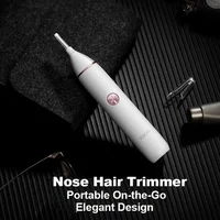 SOOCAS Electric Nose and Ear Trimmer for Man Nose Ear Hair Eyebrow Shaver Waterproof Painless Nose Hair Razor Dry Battery Use 2