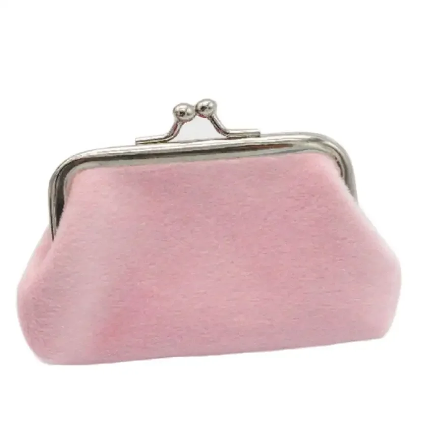 Hot Sale Women Coin Purse Cute Wallet Lady Retro Vintage Pure Color Small Wallet Hasp Purse Bag Clutch Bag Monedero