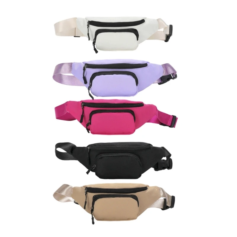 

Waist Pack Splashproof Fanny Pack Phone Bag Fashion Travel Belt Bag Large Capacity Sports Bag for Teen Adult Chest Bag