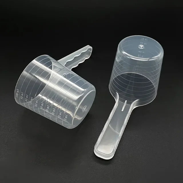 1pc Transparent Pet Measuring Spoon With Scale Plastic Dog Cat Feeding Shovel Pet Tableware Supplies 50g 100ml 6