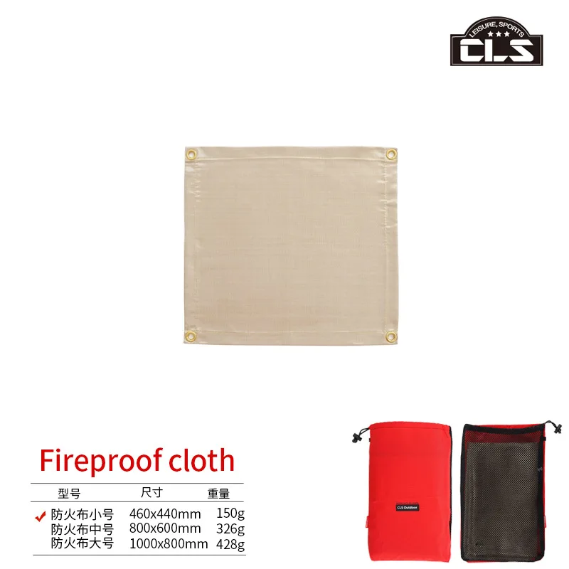 Camping BBQ Isolierung Matte Flamme Feuerfeste Decke Glasfaser Stoff Tuch Zelt Herd Matte – Detail 2