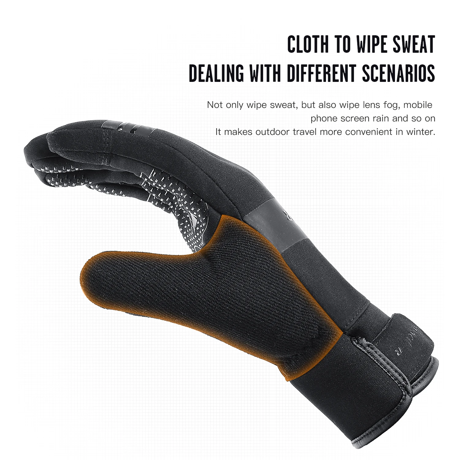 MTB Cycling Gloves Men Women Full Finger Bicycle Color Screen Shockproof Motorcycle Mitten Winter Warm Bike Outdoor Sport Glove