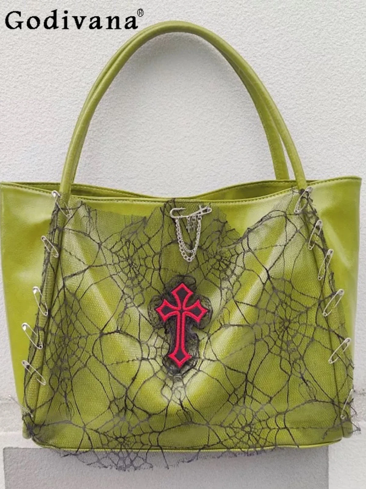 

Fashion Large Capacity Y2K Women's Handbag Messenger Bags Class Commuting Shoulder Bag Women's Tote Bags
