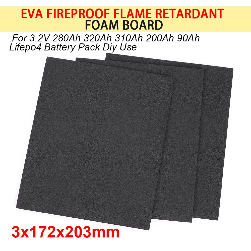 Battery Insulation Plate Turmera Bonded Insulation Epoxy Plate 3mm Thickness 203*172mm 10/15pcs For 3.2V 280Ah 320Ah 12.8V Lifepo4 Battery Pack Diy