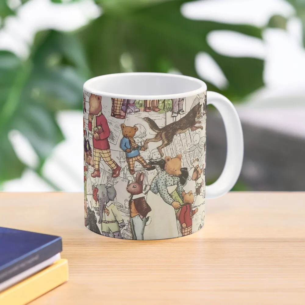 

Rupert Bear Coffee Mug Glass Cup Thermal Mug For Coffee Coffee Glass