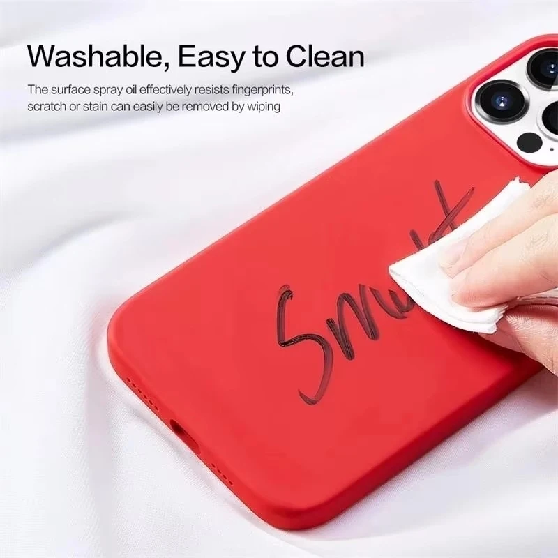 Premium Liquid Silicone Luxury Phone Case - Protective Back Bumper Cover