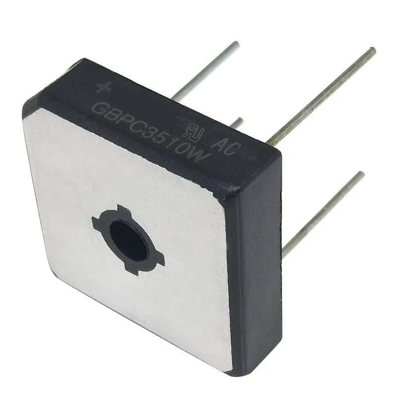 

2PCS GBPC3510W Rectifier Bridge Aluminum Surface Pin Square 35A 1000V