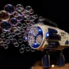 Bubble Gun Rocket Soap Bubble Machine N-Hole Electric Space Launcher Children's Day Gift Continues To Produce Bubbles with Light 1