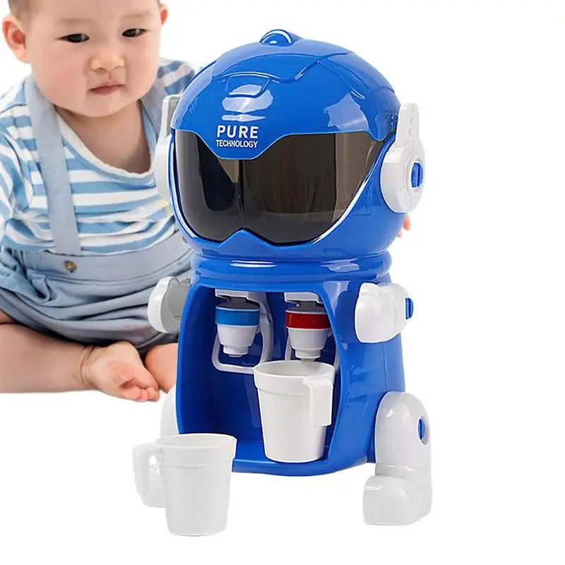 

Children's Mini Water Dispenser Small Robot Shaped Drink Machine Toy Cute And Safe Cartoon Water Drinking Toy Christmas And