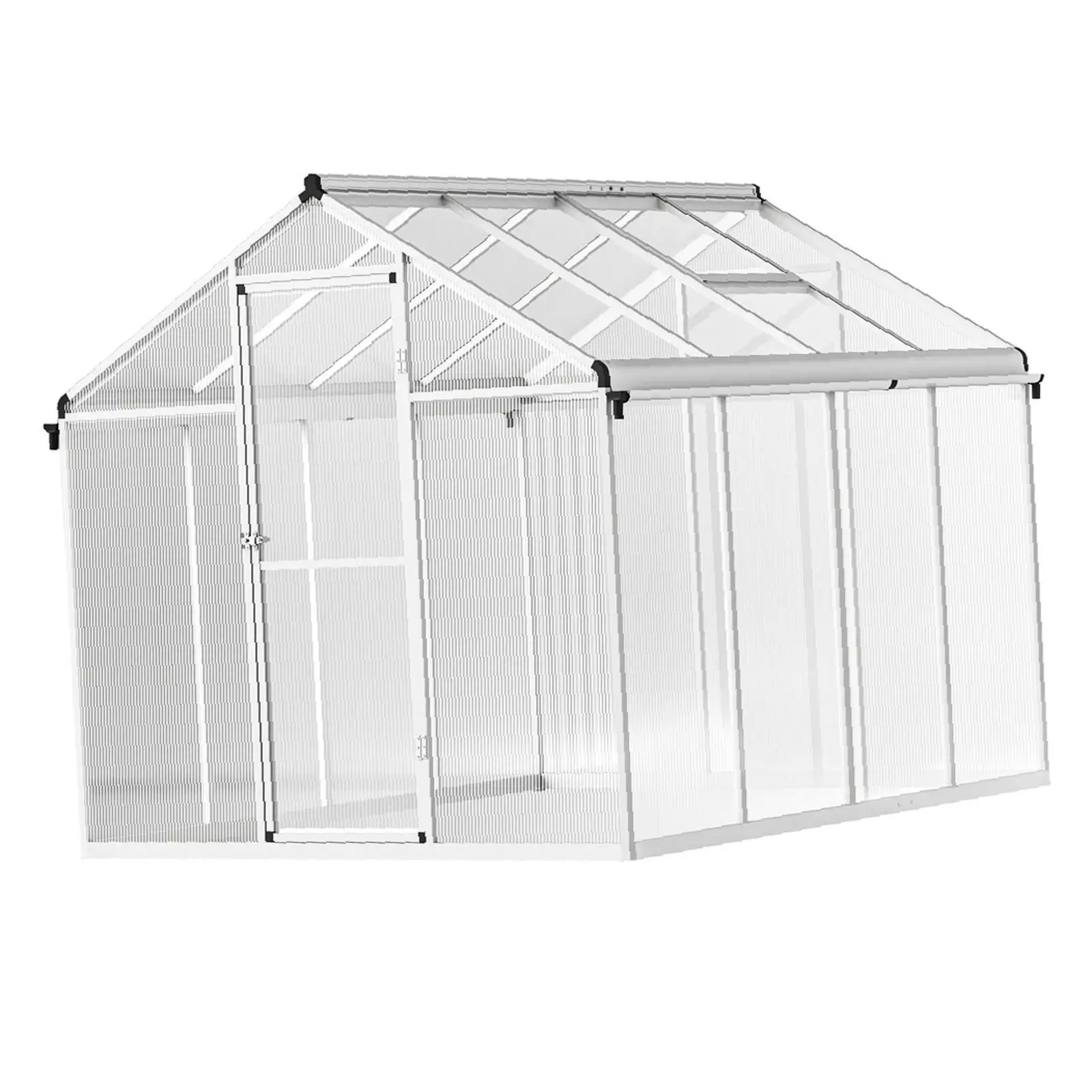 Large Garden Greenhouse Aluminium Frame Double Layer Panels Plant Shelter Complete Kit for Outdoor Use Large Garden Greenhouse Aluminium Frame Double Layer Panels Plant Shelter Complete Kit for Outdoor Use