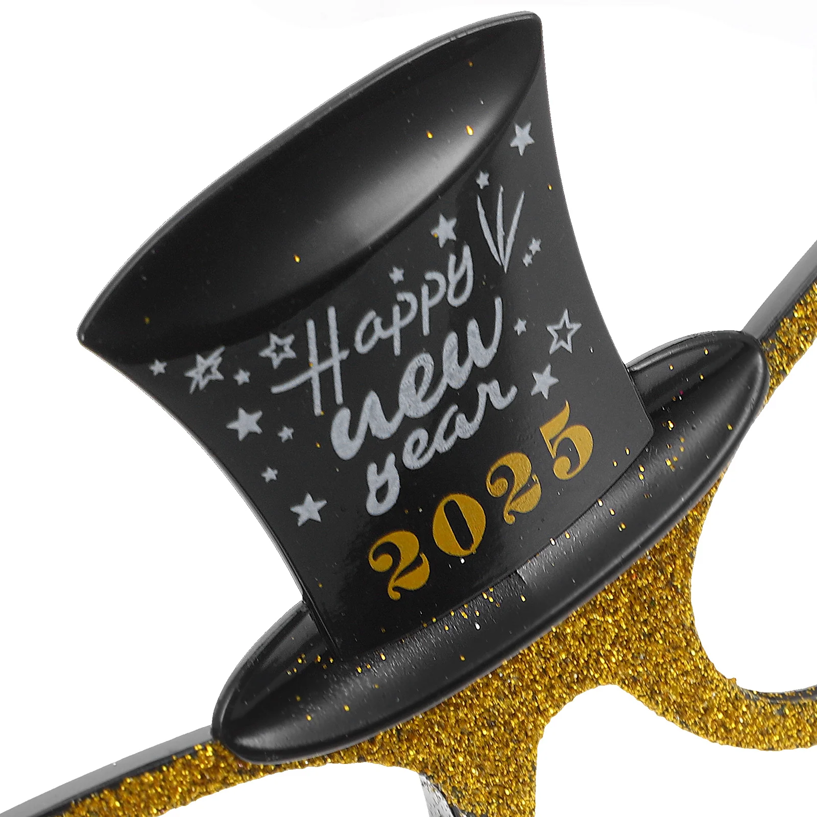 Lightweight Glasses New Year Party Supplies Digital Eyeglasses Frames Plastic Happy New Year Glasses Party Photo Props 3 Pcs