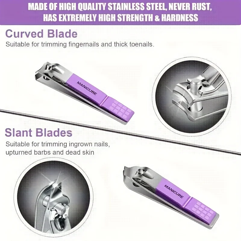16-Piece Stainless Steel Nail Clipper Set – Modern Grooming & Beauty Care Ki 6 Sb5aab4ddf9544fa5957cf278d2c64f86j