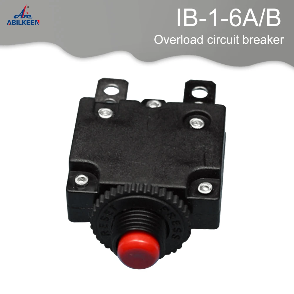 

IBB/IB-1-6A пластиковый тепловой выключатель с защитой от перегрузки