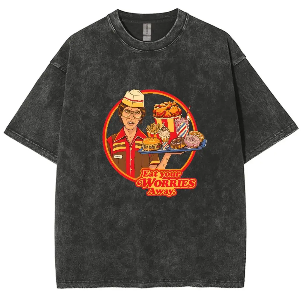 thumbnail image 1 of Camiseta estampada con diseño creativo de calavera unisex, camisetas de estilo hip hop lavadas retro, camisetas de algodón 100 % Taylors Tops Tees Swift, 1 of 5