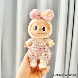 Chic Designer Plaid Dress Set for Mini Dolls - Fashionable Doll Outfit & Accessory Gift (Dress with shoes 11)