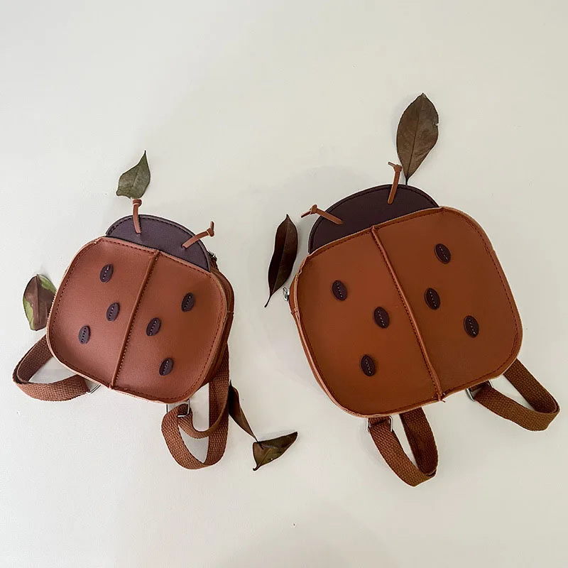 Cute Ladybug Kids Backpack for Girls Kindergarten School