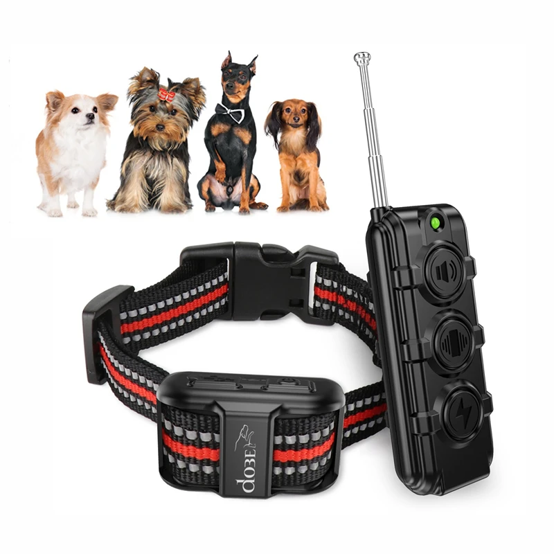 

Puppy Small Dog Training Collar Rechargeable Anti Bark Dog Electric Collar Waterproof Remote Control 400M Pet Product