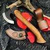 High hardness, sharp, and non sharp edged outdoor obstacle clearing axe, portable and multifunctional tool axe for outdoor use 6