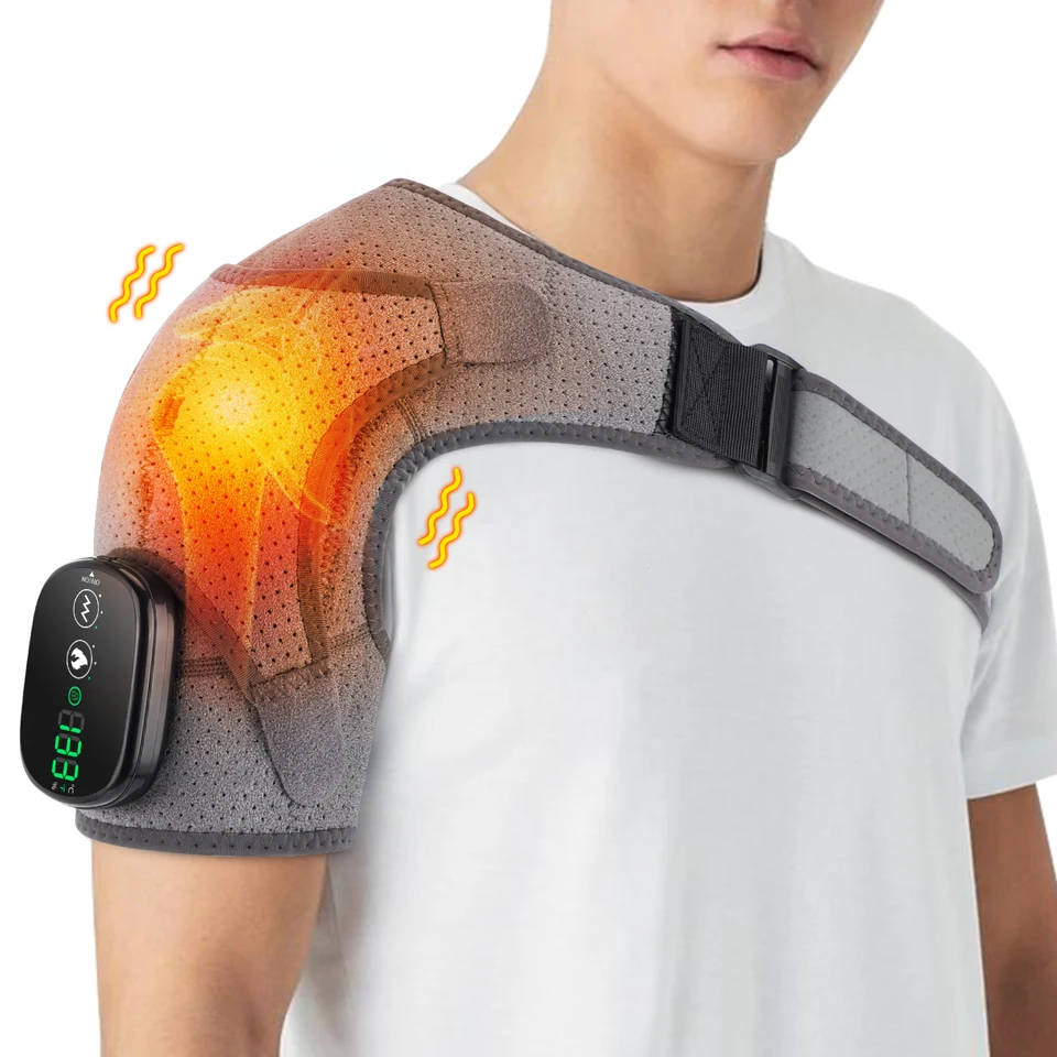 Adjustable Electric Heating Vibration Shoulder Support