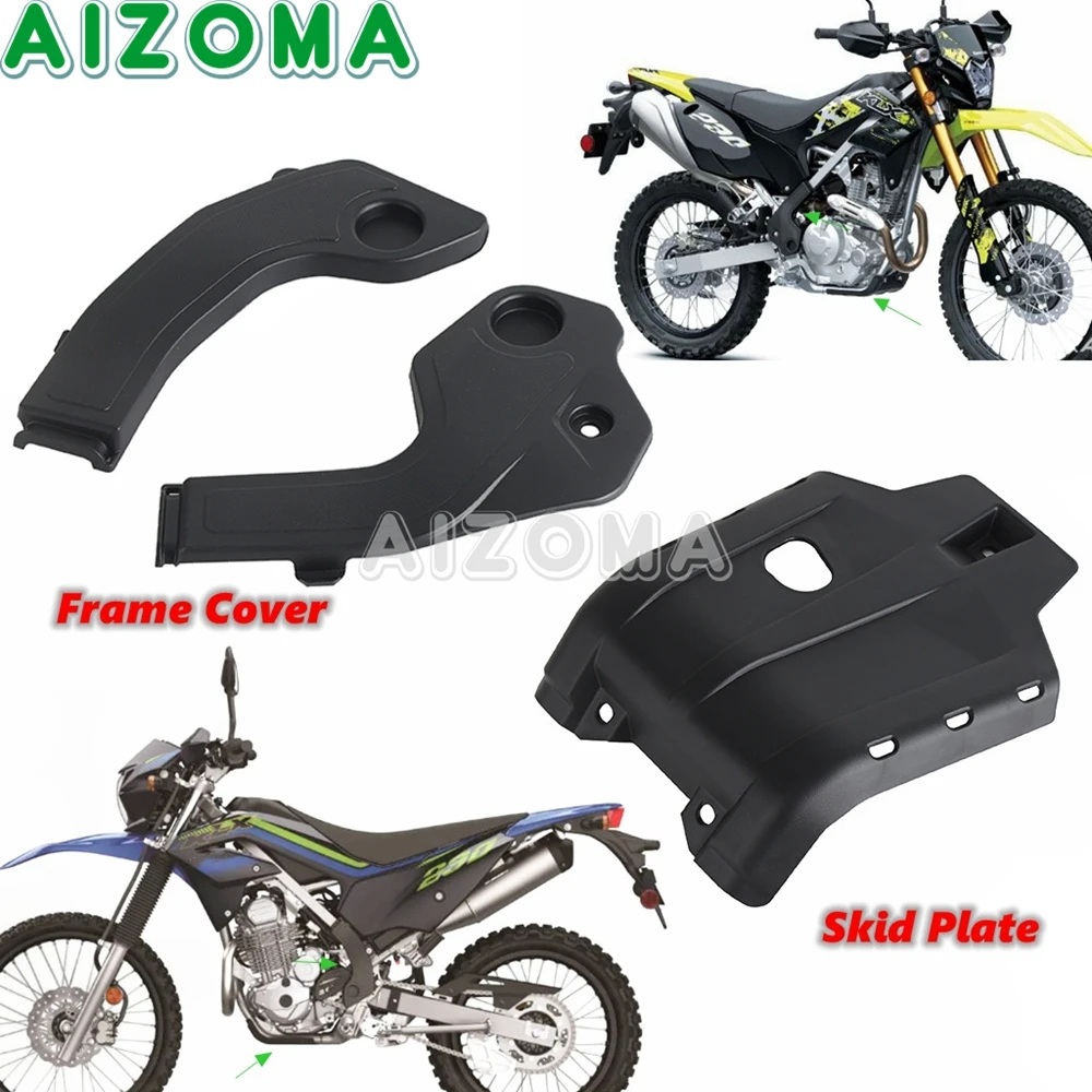 

Черная Нескользящая Панель рамы двигателя мотоцикла для Kawasaki KLX 230 KLX230 2020 2021 2022 2023