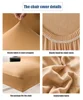 Elasticity Chairs Seat Cover Set Stretch SlipCover Protect Dining Room Adjustable Chair Case For Hotel Living Room Wedding 2023 4