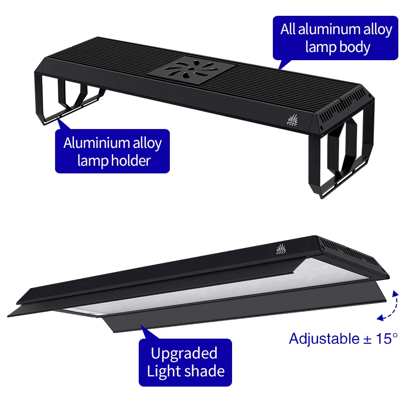 WEEK AQUA P600/P900/P120 Smart LED Aquarium Light WiFi APP Control