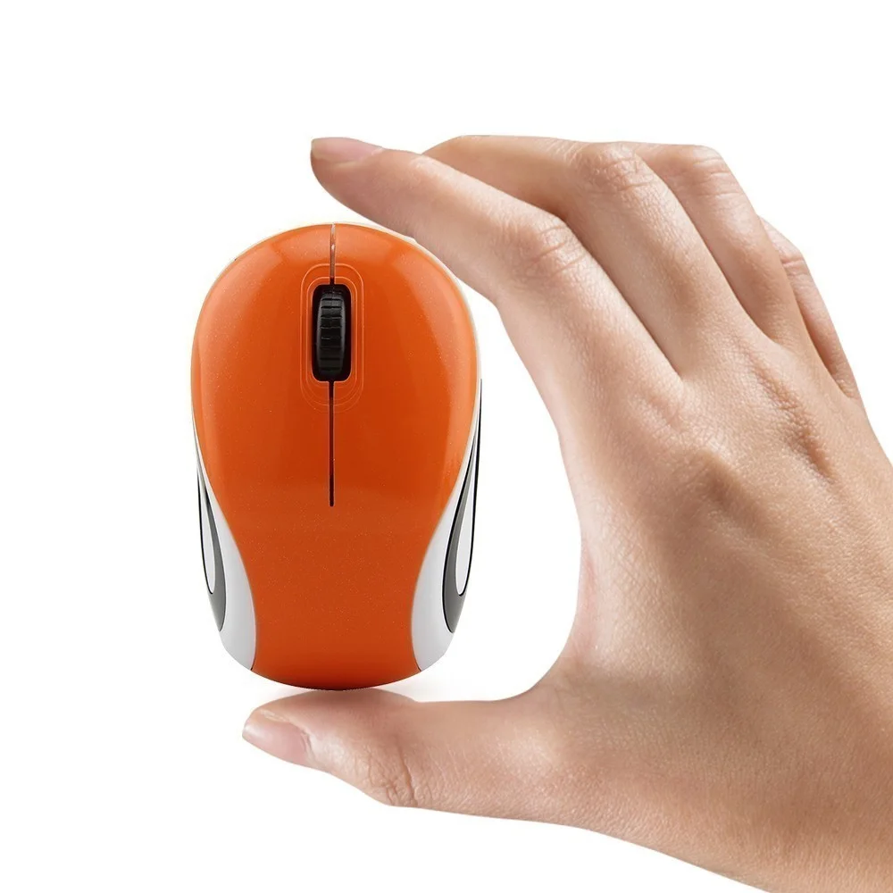 Raton Mini Mouse sem Fio para Crianças Jogos de Computador Pequeno Portátil Óptico Usb Ergonômico pc Laptop 1600dpi