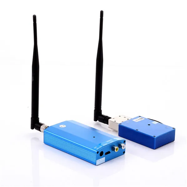 1.3G 1.3Ghz 4CH 5W 5000mw Wireless AV Sender Transmitter Receiver Set Audio Video Transceiver Kit