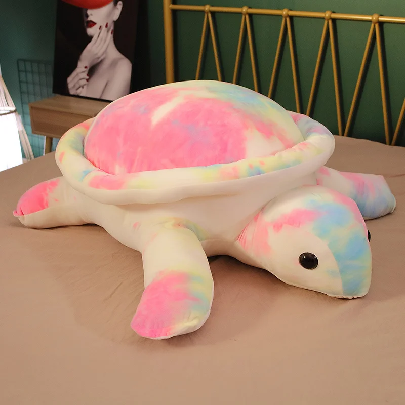 

30-80cm Kawaii Colorful Turtle Plush Toy Cute Stuffed Animal Tortoise Soft Toy Doll Pillow Christmas Gifts for Children Girl Toy