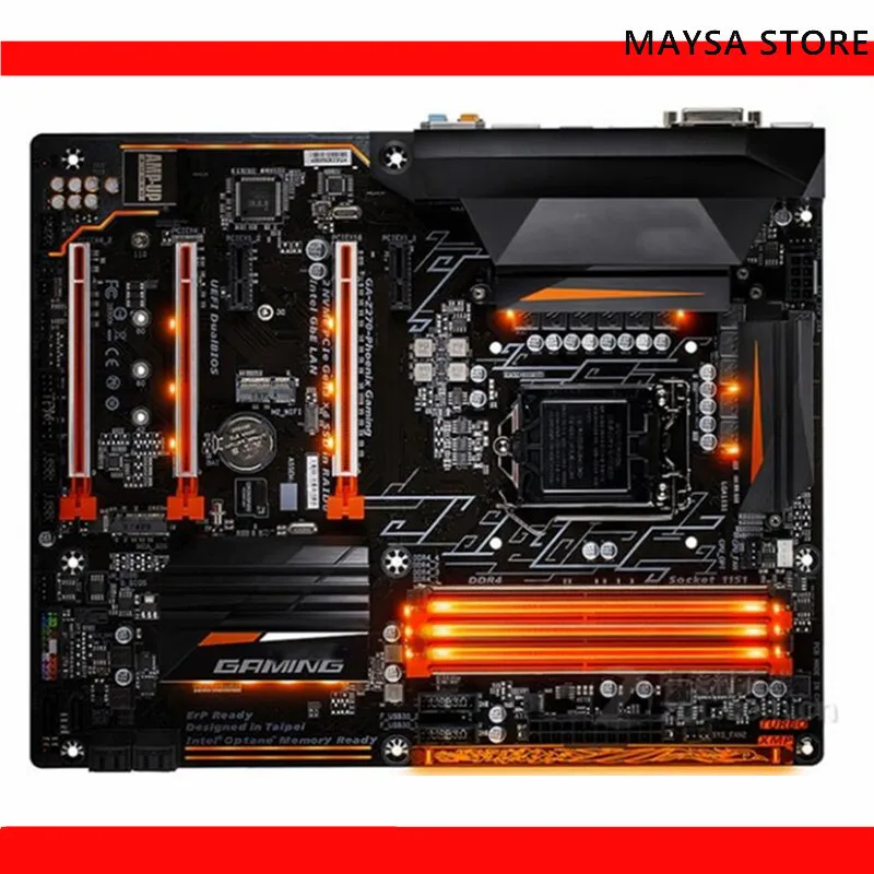 

Для Gigabyte GA-Z270-Phoenix игровая материнская плата 64 Гб LGA 1151 DDR4 ATX б/у системная плата 100% протестирована Полная работа