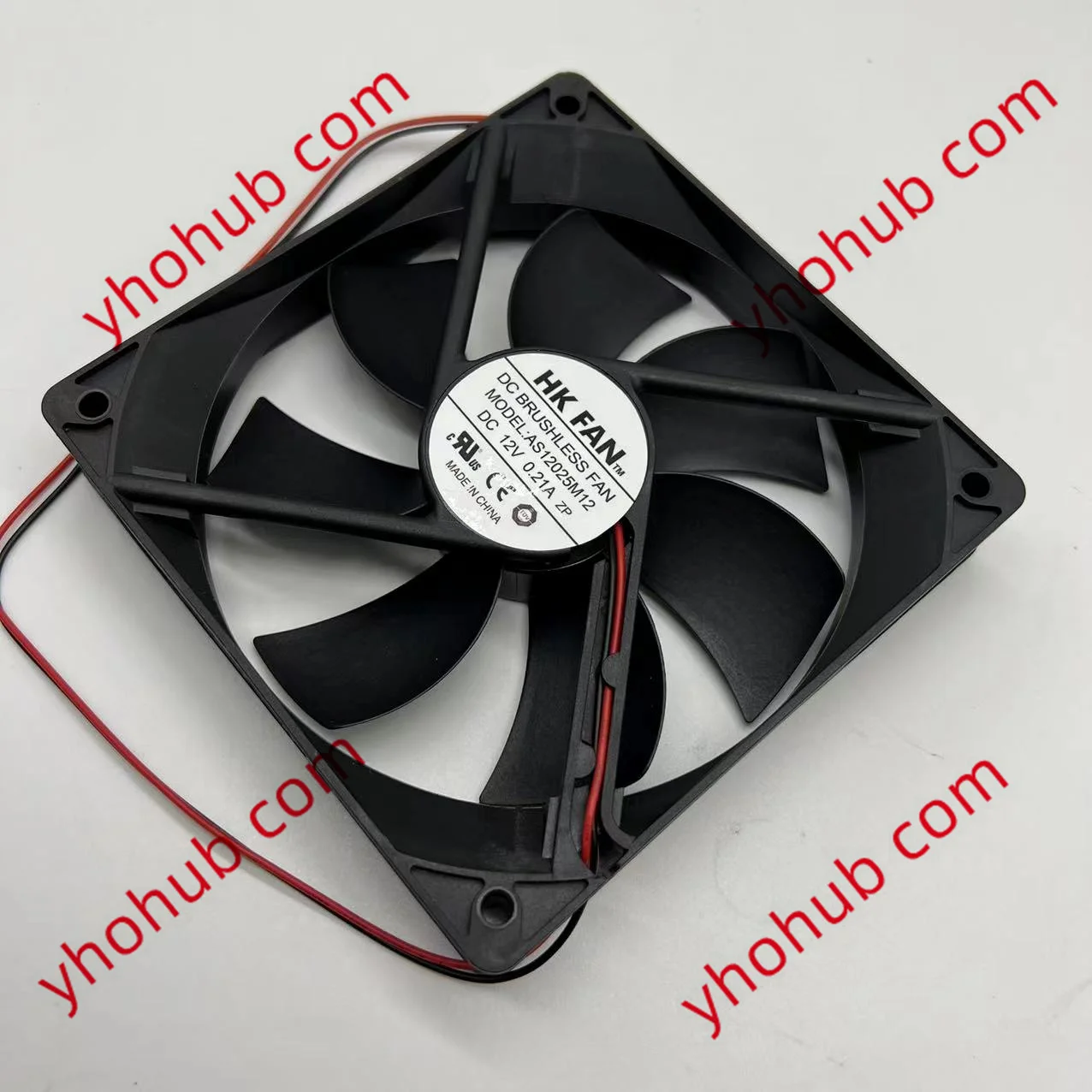 HK 팬 AS12025M12 DC 12V 0.21A 120x120x25mm 2 선 서버 냉각 팬팬 & 쿨링 AliExpress