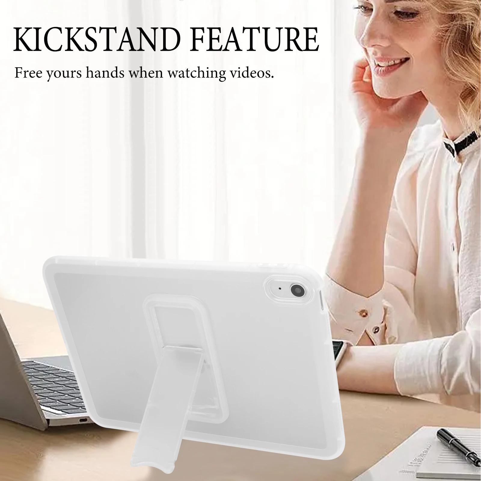 Universal Protective Back Cover Case with Built-in Stand