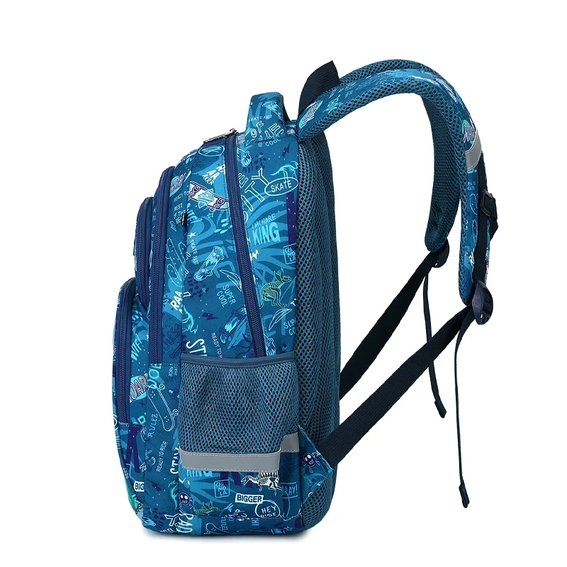 Boy Schoolbag Dinosaur Backpack Set with Lunch Box Pencil Case Girl School Bag for Kids Elementary Preschool Cartoon Schoolbag 4