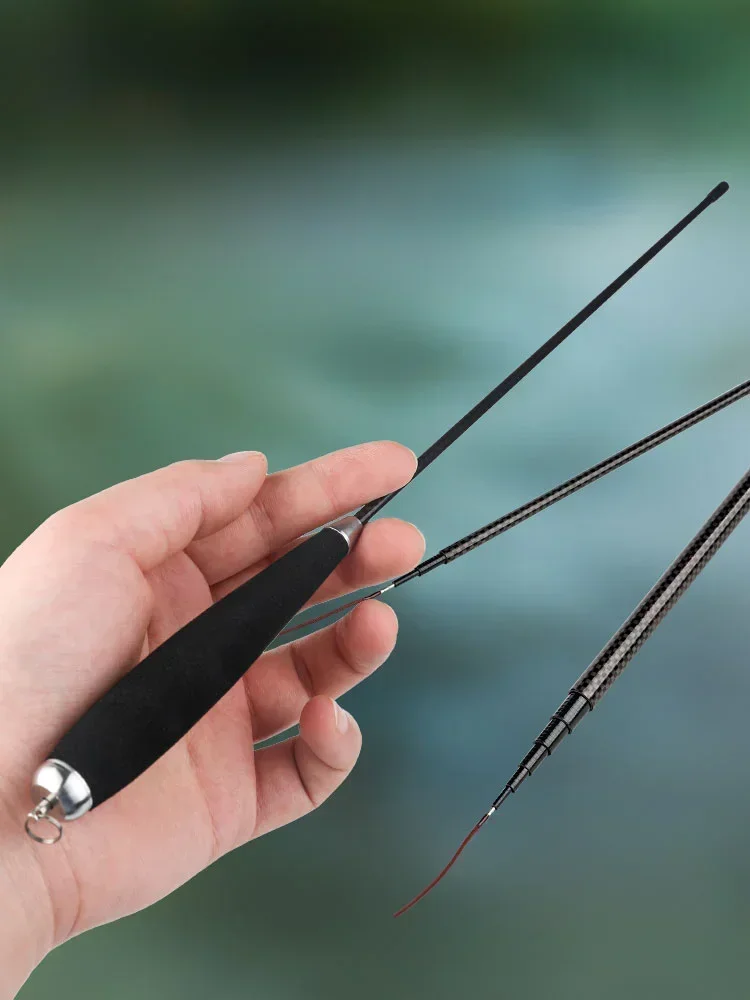Ultralight Small Object Fishing Rod Stream Kids Mini Ultralight Rod Horse Mouth Telescopic