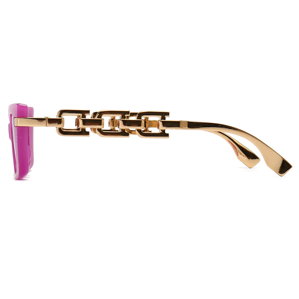 Cat Eyes with Gold Chain Arms - Pink