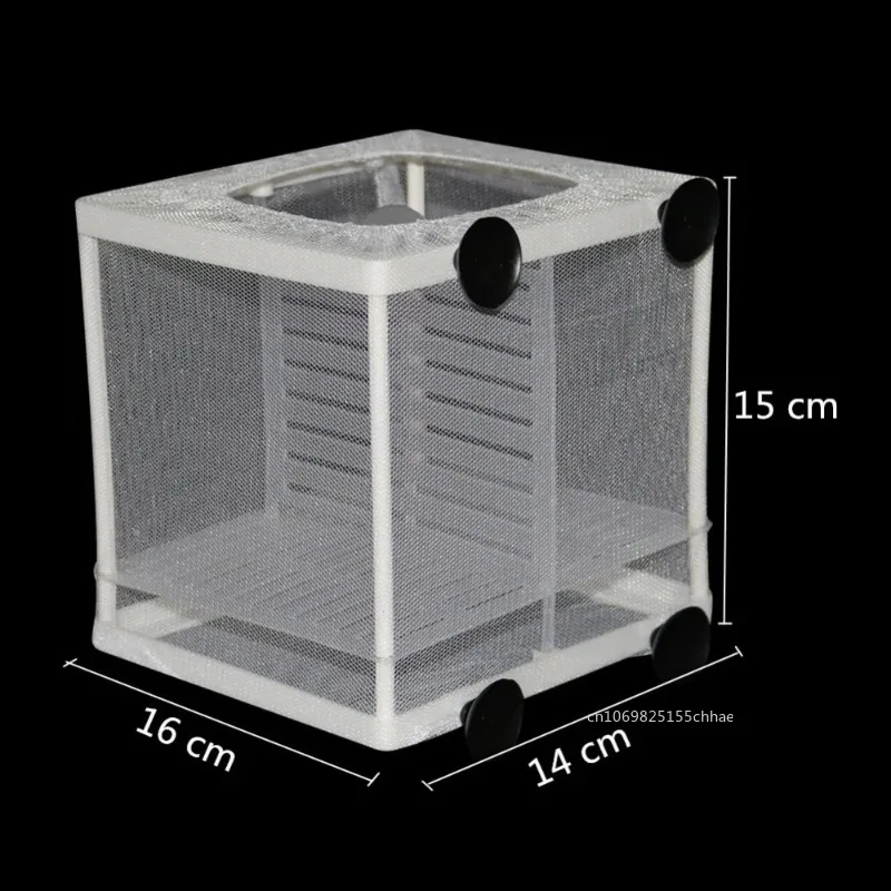 Fish Breeding Box S/L Aquarium Fish Breeding Breeder Box Baby Fish Hatchery Isolation Net Tank Incubator Hanging