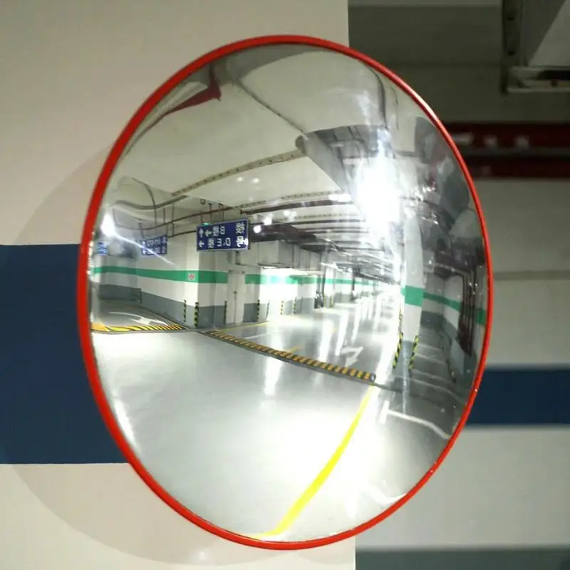 Blind Spot Mirror Wide Angle Mirror Convex Mirror Outdoor 17.72 inch Road Safety Convex Mirror Adjustable Parking Garage Round Traffic Fish Eye