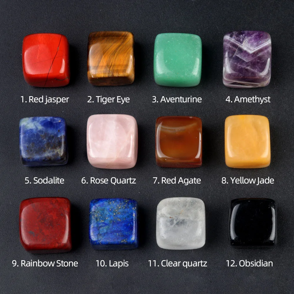 Natural Colorful Crystal Stone Small Polished Ornaments Accessory
