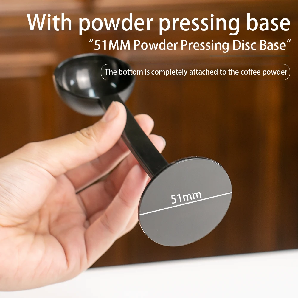 Long handled coffee spoon Multifunctional plastic coffee measuring and tamping spoon Powder kitchen tool
