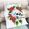Designer Throw Blanket Sofa Ed-HardyS Luxury Blankets & Throws Thermal Blankets for Bed Blanket 150cm X 200cm Cobija Knee Nap & 6