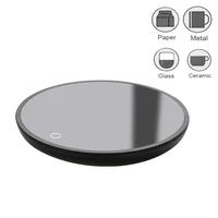 Electric Touch Pad Coffee Mug Cup Warmer 220V 15W Temperature Adjustable Water Milk Tea Heater 1