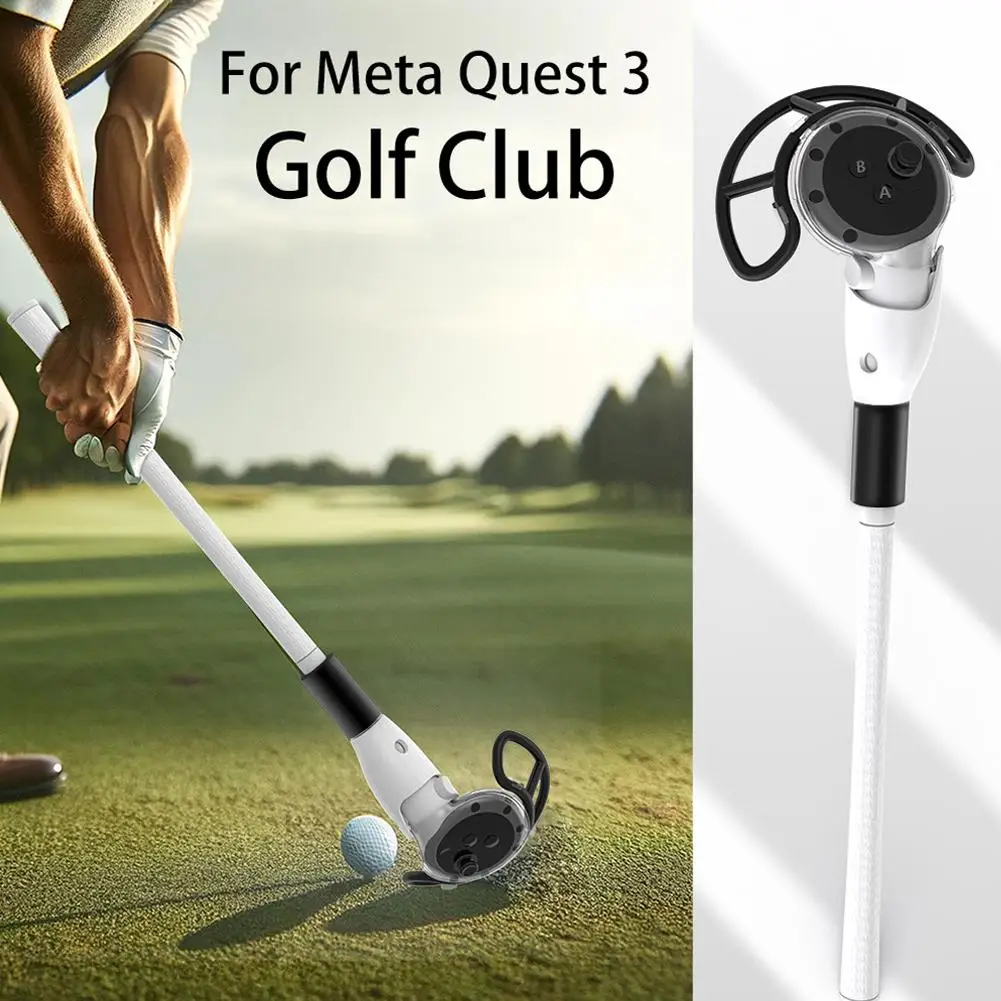 Vr Controllers Long Stick Handle For Meta Oculus Quest 3 Playing Beat Saber Games Sword Tennis Golf Club Grip Accessories Q9b5
