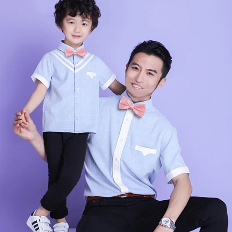 Father and Son Men's Bow Tie Classic Kids For Men Boys set Ties Bowknot Party 2pcs bow tie
