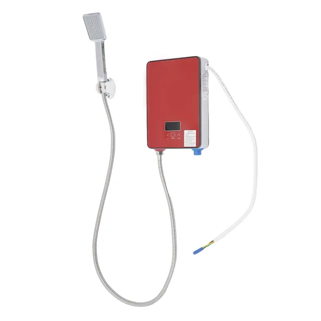 Chauffe-eau électrique 6500 W avec douche à main, température de l'eau 30-55 ℃   Chauffe-eau sans réservoir 1